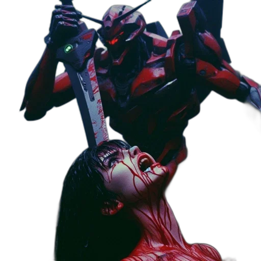 robot, weapon, concept art, comic book art transparent PNG cut-out