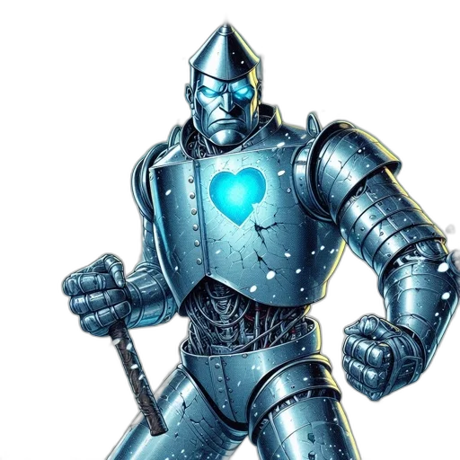 robot, comic book art, concept art, fantasy art transparent PNG cut-out