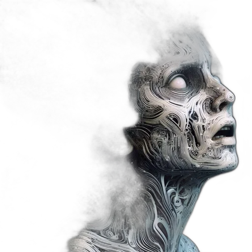 mask, face, creature, robot transparent PNG cut-out