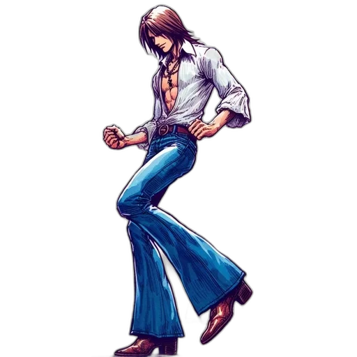 jacket, shoes, concept art, comic book art transparent PNG cut-out