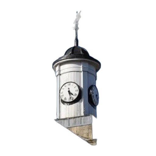 building, 3d render, photorealistic, clock transparent PNG cut-out