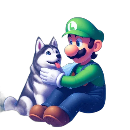 animal, pixel art, concept art, watercolor transparent PNG cut-out