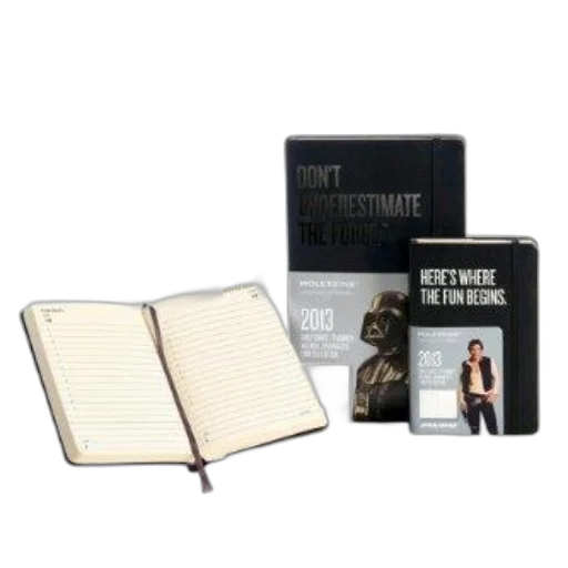 moleskine, notebook, darth, vader transparent PNG cut-out