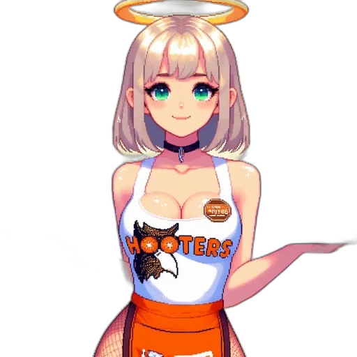 dress, staff, robot, weapon transparent PNG cut-out