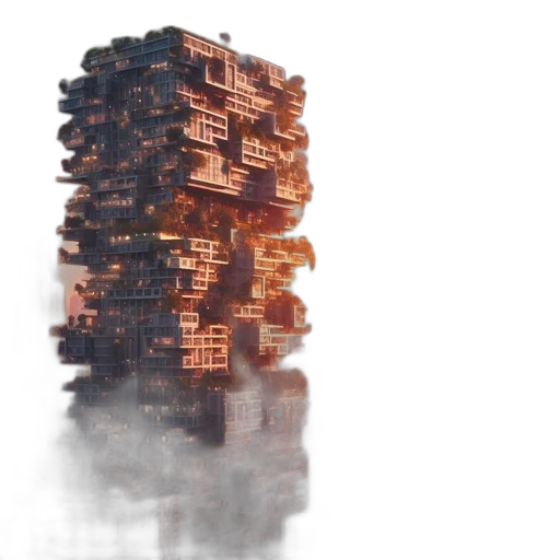 building, furniture, robot, tree transparent PNG cut-out