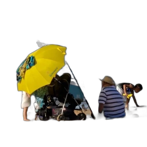 umbrella, hat, staff, animal transparent PNG cut-out