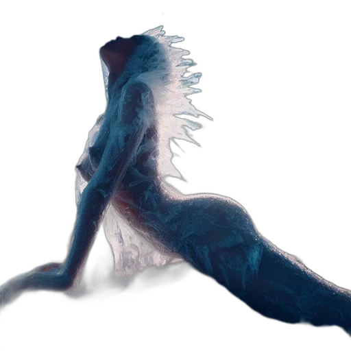 hair, creature, dress, dragon transparent PNG cut-out
