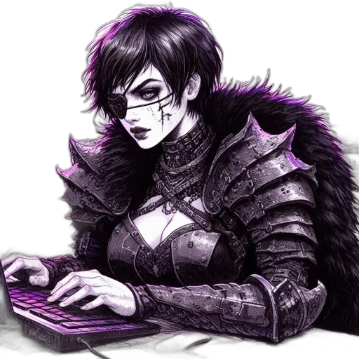 staff, fantasy art, cyberpunk, concept art transparent PNG cut-out