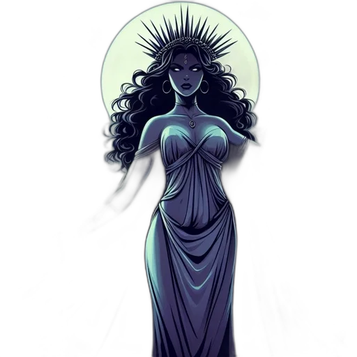 dress, concept art, fantasy art, comic book art transparent PNG cut-out
