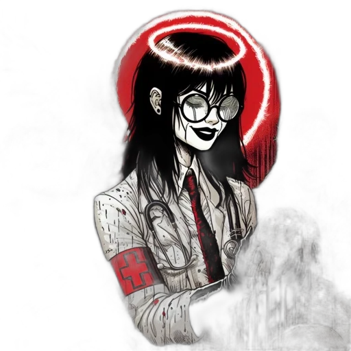 jacket, staff, mask, face transparent PNG cut-out
