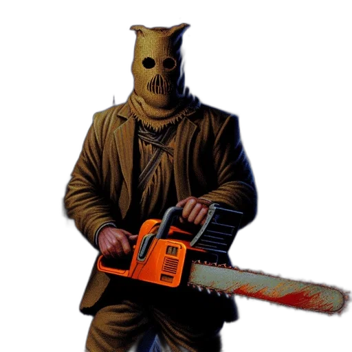 mask, staff, robot, creature transparent PNG cut-out