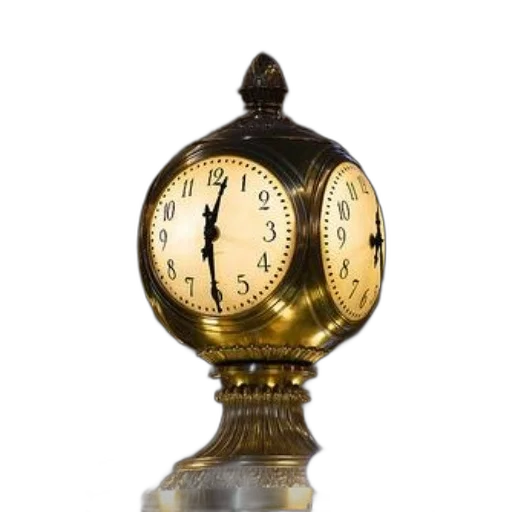 vintage, clock, roman, numerals transparent PNG cut-out