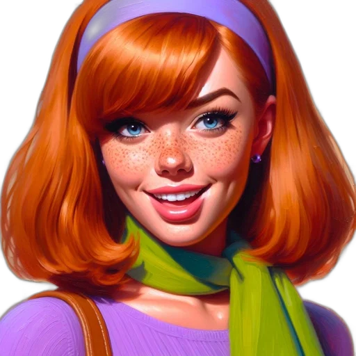 face, comic book art, photorealistic, cartoon transparent PNG cut-out