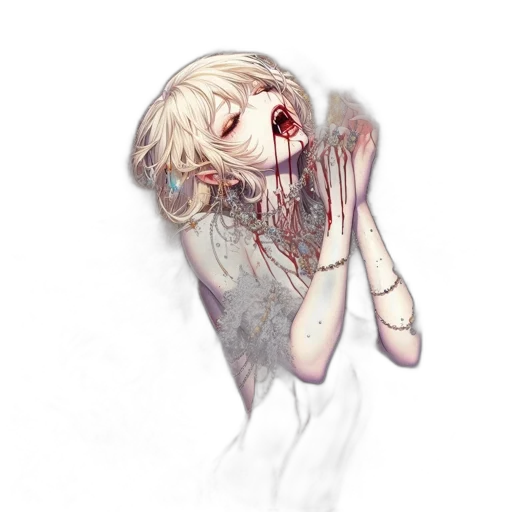 staff, creature, mask, dress transparent PNG cut-out
