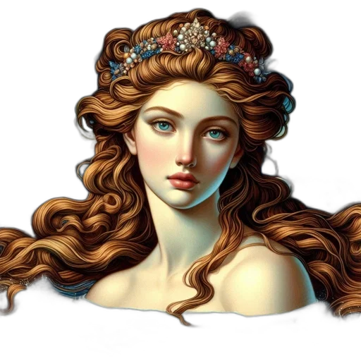 crown, jewelry, face, hair transparent PNG cut-out