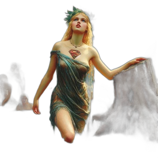dress, fantasy art, concept art, photorealistic transparent PNG cut-out