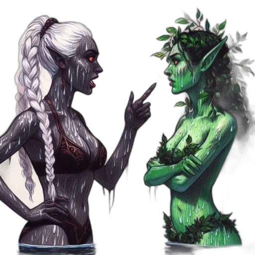 fantasy art, concept art, comic book art, pixel art transparent PNG cut-out
