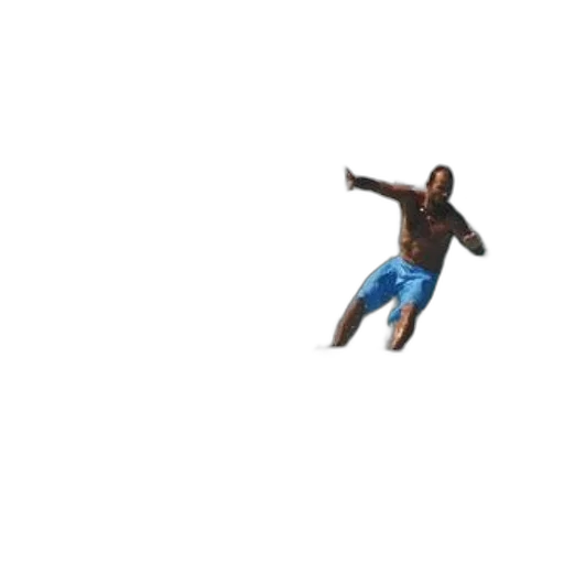 shoes, pixel art, surfer, blue transparent PNG cut-out