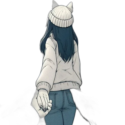 hat, jacket, staff, mask transparent PNG cut-out
