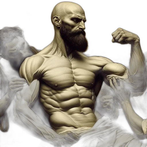 concept art, fantasy art, comic book art, photorealistic transparent PNG cut-out