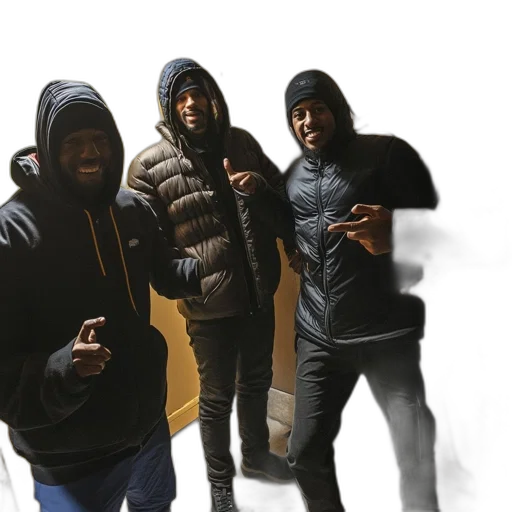 jacket, group, men, dressed transparent PNG cut-out