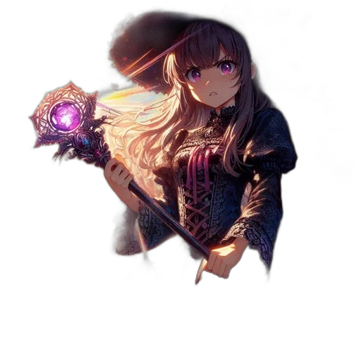 weapon, staff, sword, dragon transparent PNG cut-out