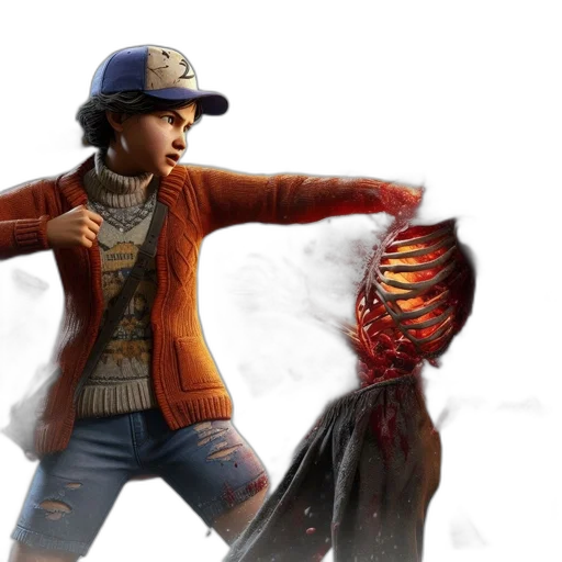 concept art, photorealistic, fantasy art, teenage transparent PNG cut-out