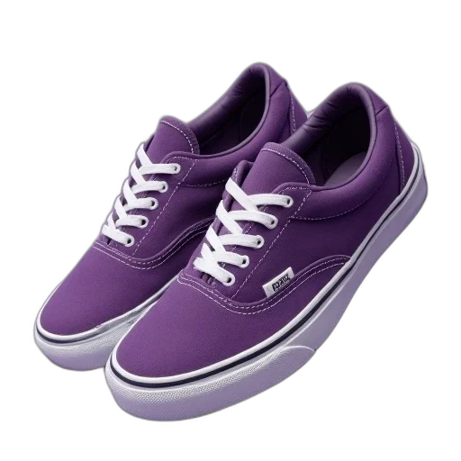 shoes, 3d render, photorealistic, purple transparent PNG cut-out