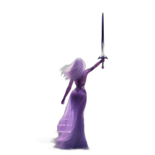 sword, staff, weapon, dress transparent PNG cut-out