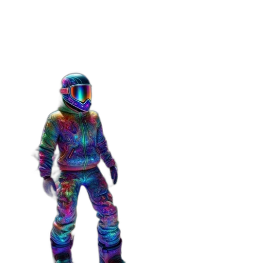 robot, jacket, mask, creature transparent PNG cut-out