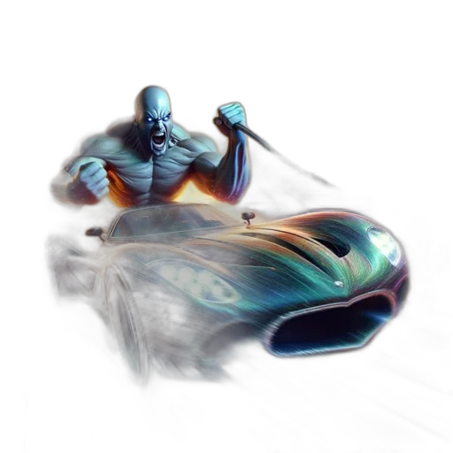 car, robot, weapon, concept art transparent PNG cut-out