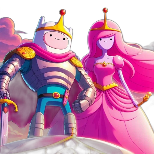 robot, sword, crown, concept art transparent PNG cut-out
