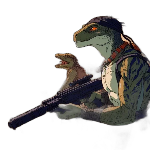 dragon, animal, weapon, creature transparent PNG cut-out
