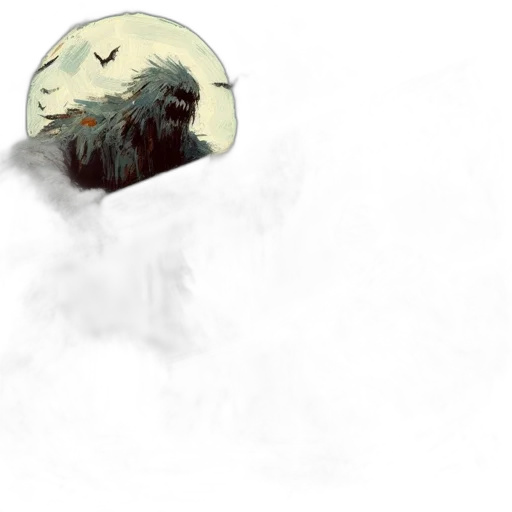 mask, creature, hair, face transparent PNG cut-out