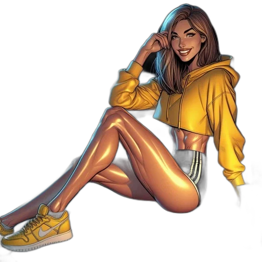 jacket, shoes, concept art, comic book art transparent PNG cut-out