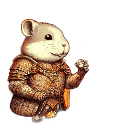 fantasy art, concept art, 3d render, pixel art transparent PNG cut-out