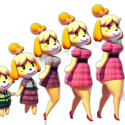 dress, concept art, 3d render, pixel art transparent PNG cut-out