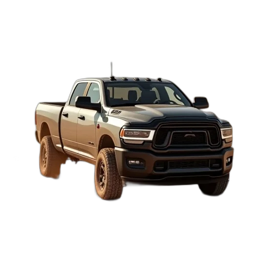 car, 3d render, 2018, ram transparent PNG cut-out