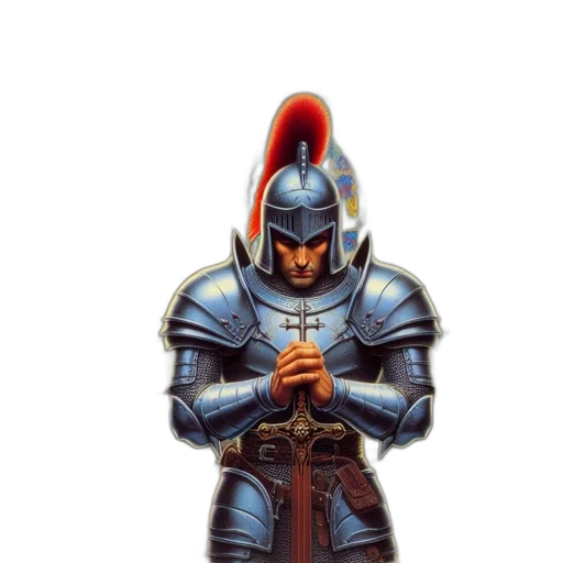 sword, staff, weapon, fantasy art transparent PNG cut-out