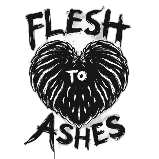 black, white, logo, words transparent PNG cut-out
