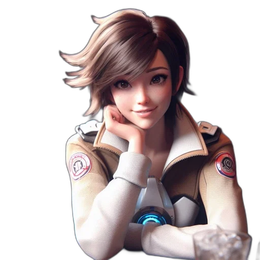 jacket, face, robot, staff transparent PNG cut-out