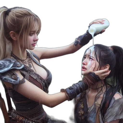 fantasy art, concept art, photorealistic, oil painting transparent PNG cut-out