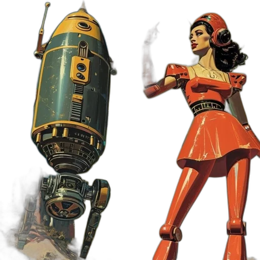 robot, weapon, concept art, comic book art transparent PNG cut-out