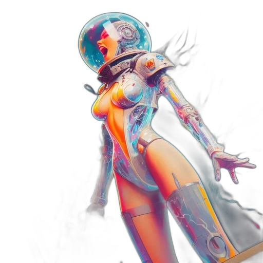 robot, sword, weapon, concept art transparent PNG cut-out