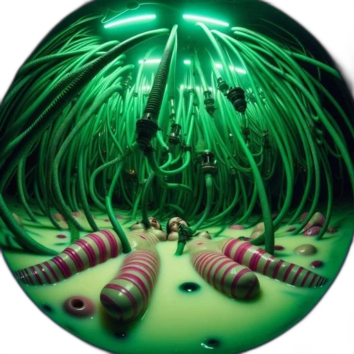 creature, hair, animal, robot transparent PNG cut-out