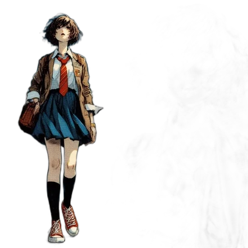 jacket, dress, hat, concept art transparent PNG cut-out