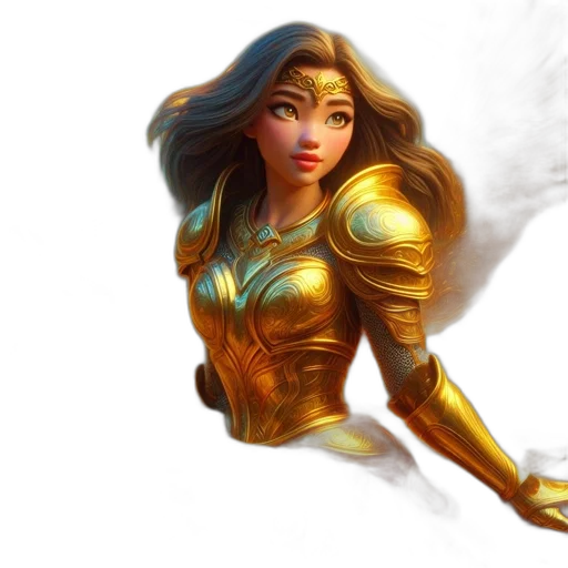 fantasy art, concept art, comic book art, 3d render transparent PNG cut-out