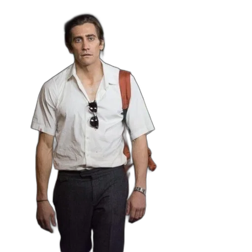 jacket, staff, face, robot transparent PNG cut-out