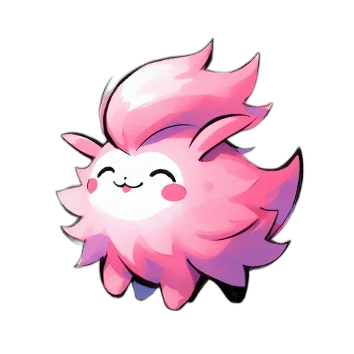 hair, creature, animal, staff transparent PNG cut-out