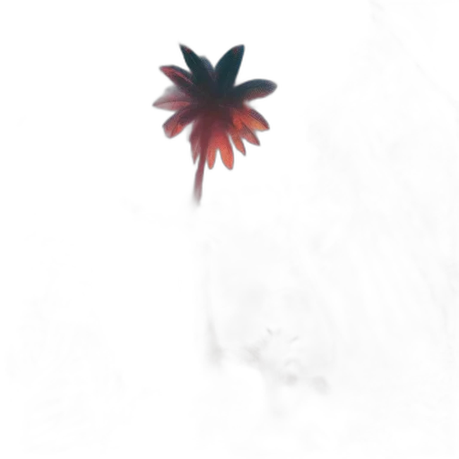 flower, crown, umbrella, creature transparent PNG cut-out